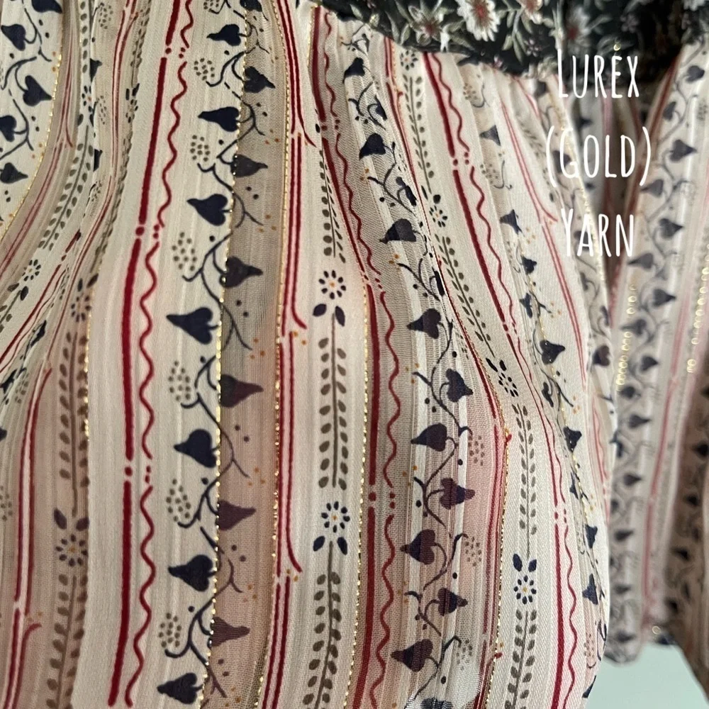 Sheer Woven Fabric Mix & Match Tunic - Picture 10 of 12